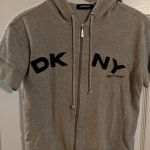 DKNY Gray Hoodie Small